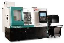 Trak #TC820LTYsi, turning center, 15.7" swing, 7" chuck, 2.5" bar, 8.66"dia., 19.29"lgth, Siemens Sinumerik