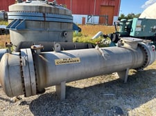 600 sq.ft., 250 psi shell, 250 psi tube, Ward Tank & Heat Exchanger Corp., Stainless Steel shell/tube heat