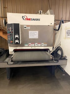Timesavers #LYNX-37MWT-DB-60, Abrasive Finishing Machine, 37" x 60", 6" drum & brush, 8" open, 208 V., 15-45