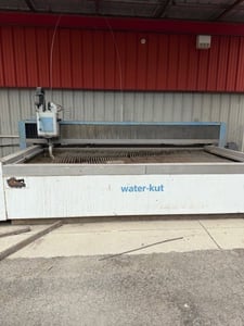 AKS #WKX4T-612, CNC Waterjet, 6' x 12', 125 Hp, 90000 PSI KMT Pump, 2016