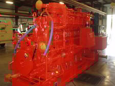 500 KW Waukesha #VHP3600GL, 1200 RPM, 480 VAC, remote radiator, 50 Hz available