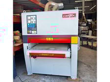 37" x 60" Cantek #C-372, double head belt sander, 13-51 FPM