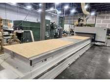 SCM #Accord-25FX-M, flat table machine, 4' x20'tbl., 16 ATC, 242.9" X, 51.9" Y, 17.3." Z, 24k RPM, 2022