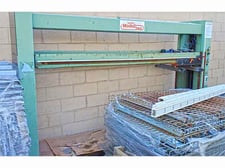 Gannomat #260, semi-auto case clamp, 100" x 50" x 26" clamp capacity