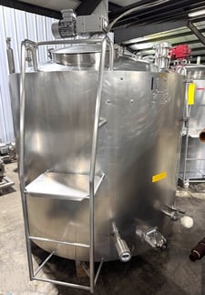 500 gallon Walker #PZ-ST, jacketed Stainless Steel mix tank / processor / pasteurizer / kettle