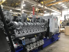 3000 kW MTU #DS3000, Diesel Generator, #20V4000 engine, 13200 Volts, Tier 2, open skid, 2025