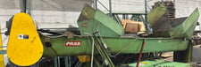 Prab, 16' L x 12" auger conveyor w/ chip shredder