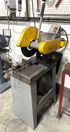 12" Kalamazoo #K12B, abrasive saw, 2.5" solid rounds, 5 HP, factory stand