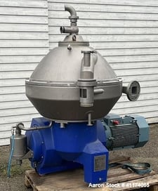 Alfa-Laval #AFPX-810-XGD-74, Desludger Disc Centrifuge, Stainless Steel, Food Grade, rebuilt, 7200 RPM, 2017