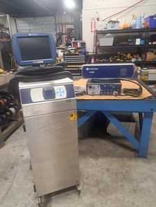 Domino #BCP7-D320i+ETX-BB2.0, laser marking system, fume extraction unit DPX2000