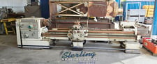 26"/31" x 120" Birmingham #DL-26120, engine lathe, 4-1/8" hole, D1-11 Camlock, 4-way rapid traverse, 6-jaw