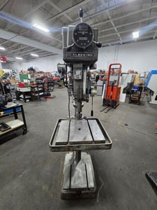 20" Clausing #2286, single spindle drill press, 1998