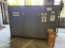 132 psi, Atlas Copco #GA110, oil-injected screw air compressor, 161 HP, 2001