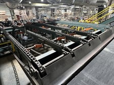 Automated Lumber Handling, 6-Strand Chain Deck, w/Pneumatic Pin Stop, 12.67' Long