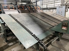 Automated Lumber Handling, Pre-Breakup Incline Chain Deck, 6-Chain, 6.625' Long, 7.5 HP Motor