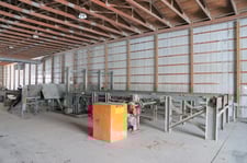 Automated Lumber Handling, Tilt Hoist & Material Handling for Planer/Rip Line, 10.9' width x 25' L x 4.5' H