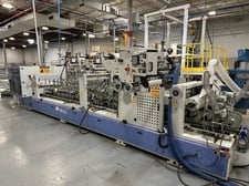 Barberan #PUR-46-L, Profile Wrapping Machine, 6 m Machine length, 23.6" min. Work length, 7.9"-23.6" width