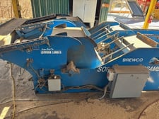 Brewco #Softride, Lumber Unscrambler, 4-Strand Infeed & 5-Strand Outfeed Chain Decks, (4) Rotating Drums, (3)