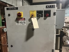 GreCon Dimter #X7.1.0, Control Cabinet, 3 Phase, 60 Hz, 4 HP, 15 Amps, 460 V