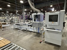 Homag #CNC-PTP-160, CNC Machining Center, 38 mm Drill depth, 128" L x 49.2" width Table, 9 kW, 1250-21000