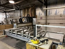 Homag #Optimat-BAZ-322/40, CNC Router, 12-Spindle Boring Head, 12 Tool capacity, 19.4 HP