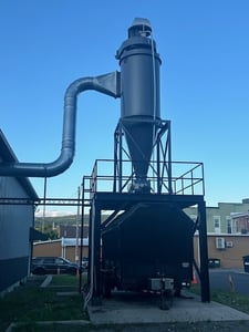 10000 cfm Imperial Systems #ISH60-10, High-Efficiency Dust Collection System, 60" capacity, 12" Static, 16"