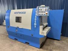 Kentwood #R340SM3, Moving Blade Gang Rip Saw, w/140" x 85" Advantage Rip I Infeed Deck, 2.2" dai. x 13.4" L