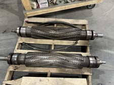 Newman, H3D Cutter Heads, from Model EPR-24SS Double Roughing Planer, 23" Size, (10) Row Cutterhead w/(30)