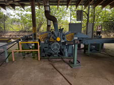 18" x 6" Newman #S-282-18, Double-Sided Planer, 48" Shortest Stock, 18" width x 16' L Infeed Conveyor, 40-150