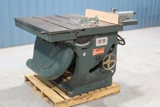 Oliver #260-D, Double Arbor Tilting Blade Sliding Table Saw, 20" Blade capacity, 24" x 44" Main & 17" x 44"