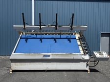 Radio Frequency Services #RFSN20S03A0300PC, RF Gluer, 50" x 120" x 2" thck Gluing capacity, (21) Hydraulic