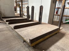 8000 lb. Southworth, Scissors Lift, Foot Pedal Control, Pit-Style Lift, 64" x 120" Top Size, 5 HP