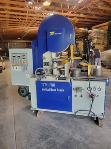 Thai Feng #TF-700, Vertical Resaw, 3 mm min. Cut thickness, 28" diameter x 3.5" width Whel Size, 3.9" width x