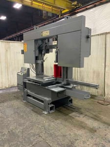 30" x 36" W.F. Wells #G-30-II, Horizontal Band Saw, 22.5' x 1.25" x 0.042" Saw Blade, 27" Table height, 2 & 5