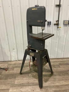12" Craftsman #103, Vertical Bandsaw, 12" x 12.5" Table, 45 deg. Table Tilt, 0.5" Blade, 1/2 HP, 110 V
