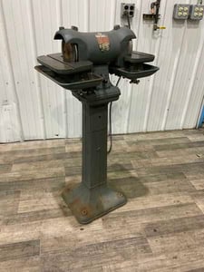 Delta #M-10102, Double End Carbide Grinder, (2) 13" x 79" Tilting Table, 6" Grinding Wheel diameter, 1/2 HP