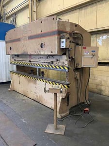 200 Ton, Standard Hydraulic Press Brake, 144" Bed & Ram length, 10.4' Between Housings, 8" Ram Stroke, 10"