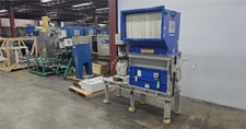 Zerma #ZBS850, Single Shaft Shredder, 19.3" x 33" capacity, 69" Infeed height, 12.2" diameter x 33" width