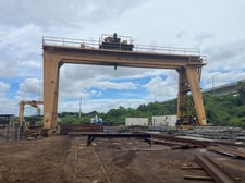 150 Ton, Double Girder Mobile Gantry Crane, 58.6' width x 30' H Clearance