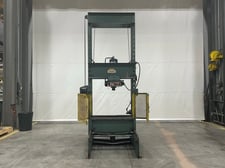 150 Ton, Dake #19-371, Moveable Column H-Frame Press, 48" Between Uprights, 42" x 96" Table, 16" Stroke
