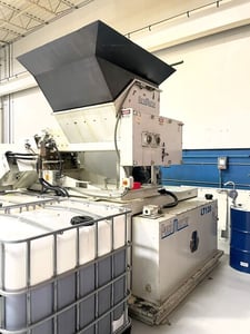 No. LT120 Puckmaster, Hydraulic Briquetter Machine w/Shread Master & Chip Conveyor, Rebuilt 2021