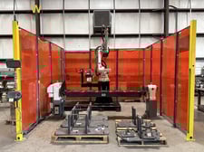 Lincoln Electric, robot welding system w/6-axis robot, 300 kg Head & Tailstock, 2021