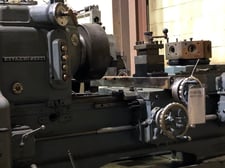 No. 5AII Hitachi-Seiki, 24" swing, 17-1500 RPM, 3-Jaw air chuck, excellent, 1972, tag #15615