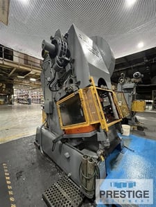 200 Ton, Danly #200, Back Gauge OBI press, 8" stroke, 24" Shut Height, 4.5"adj., 60 SPM, 57" x34"bed