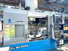 Okuma #MU-500VA, CNC vertical machining center, 32 automatic tool changer, 49.2" X, 25.9" Y, 21.2" Z, 15000