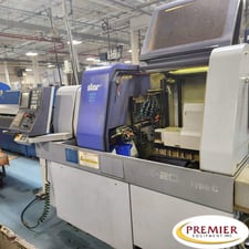 Star #SR-20J type C, CNC swiss type lathe, .781" diameter, Fanuc Series 18i-TB, Edge Technologies FMB Turbo