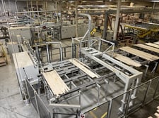 Weinig, Optisaw System w/Luxscan Combiscan & (3) Opticut 450 Quantum, 4'-12' L x 1.5"-6.5" width x 1"-2"