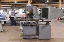 6" x 18" Brown & Sharpe #618-MicroMaster, surface grinder, 8" x 1/2" x 1-1/4" wheel, 10X lens, box type dust