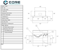 150 KVA 4160Y/2400 Primary, 208Y/120 Secondary, Recon(shipment available in 10 days)