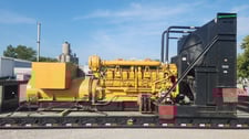 4000 KW Caterpillar #3516B, diesel generator set, 13200 Volts, switchgear, low hours
